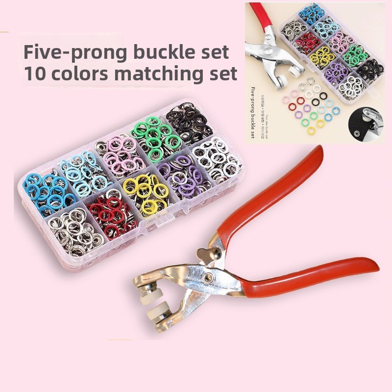 Snap Fastener Setter - 100 juegos de alicates automáticos para