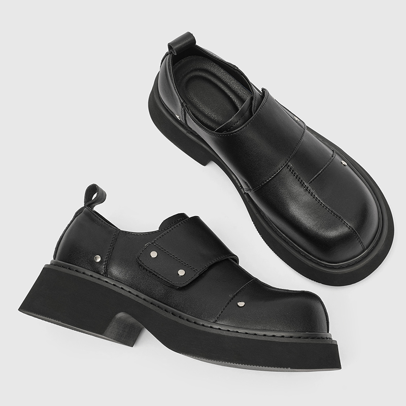 Leatherworking Classic - Zapatos de cuero de suela gruesa