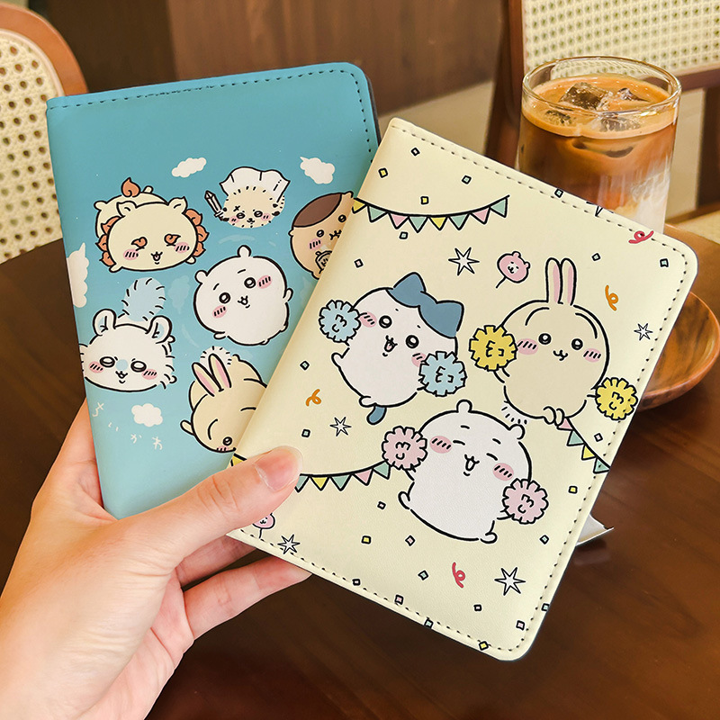 Leather Work Japan - Funda para Pasaporte Chiikawa Kawaii con