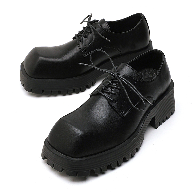 Leather Work Japan - Zapatos de Plataforma para Hombre, Zapatos