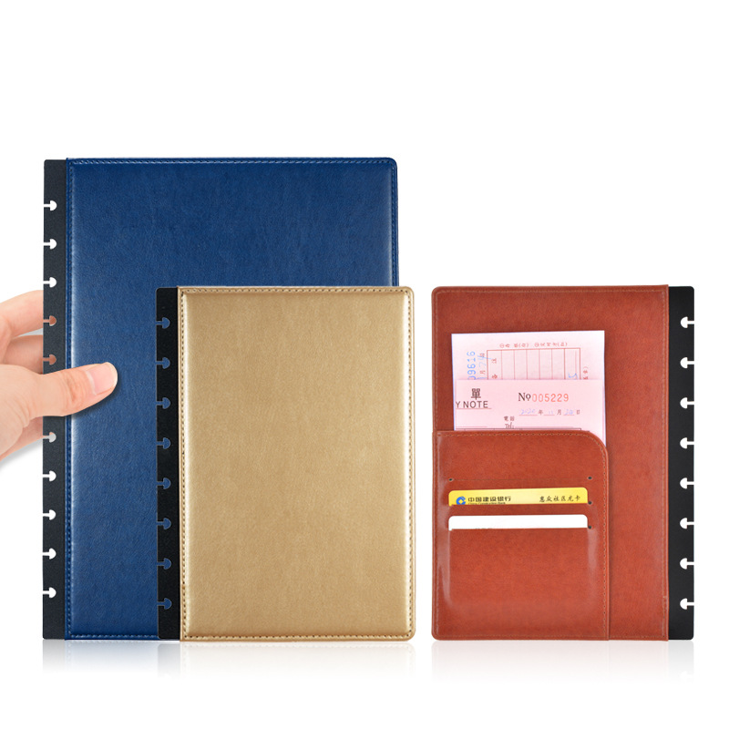 Leather Work Notebook - Cubierta de cuero de hojas sueltas