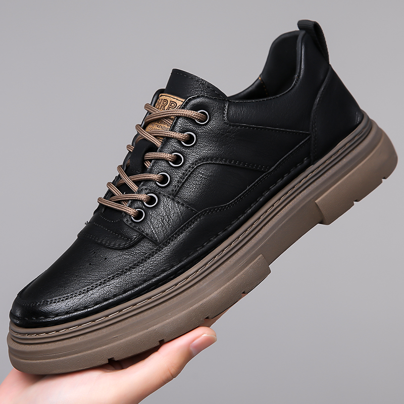 Leatherworking Classic - Zapatos de suela gruesa para hombre,