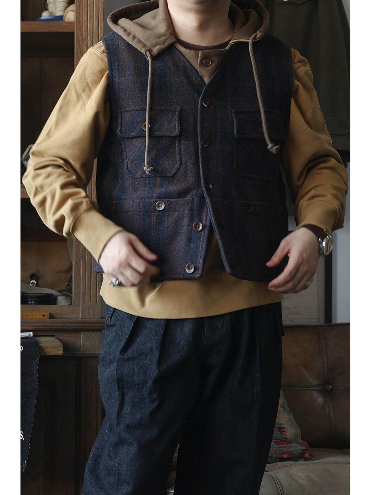 Chaleco de Trabajo Secondorder - Leather Work Vest For Men reseña y precio