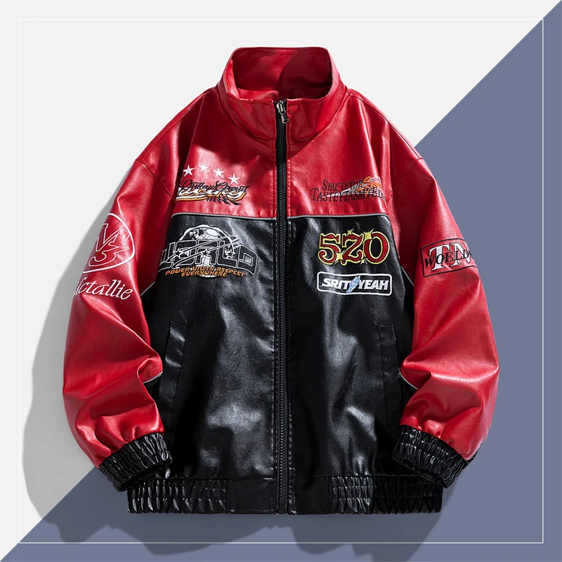 Tendencia guapo invierno ocio  - Leather Work Jacket reseña y precio