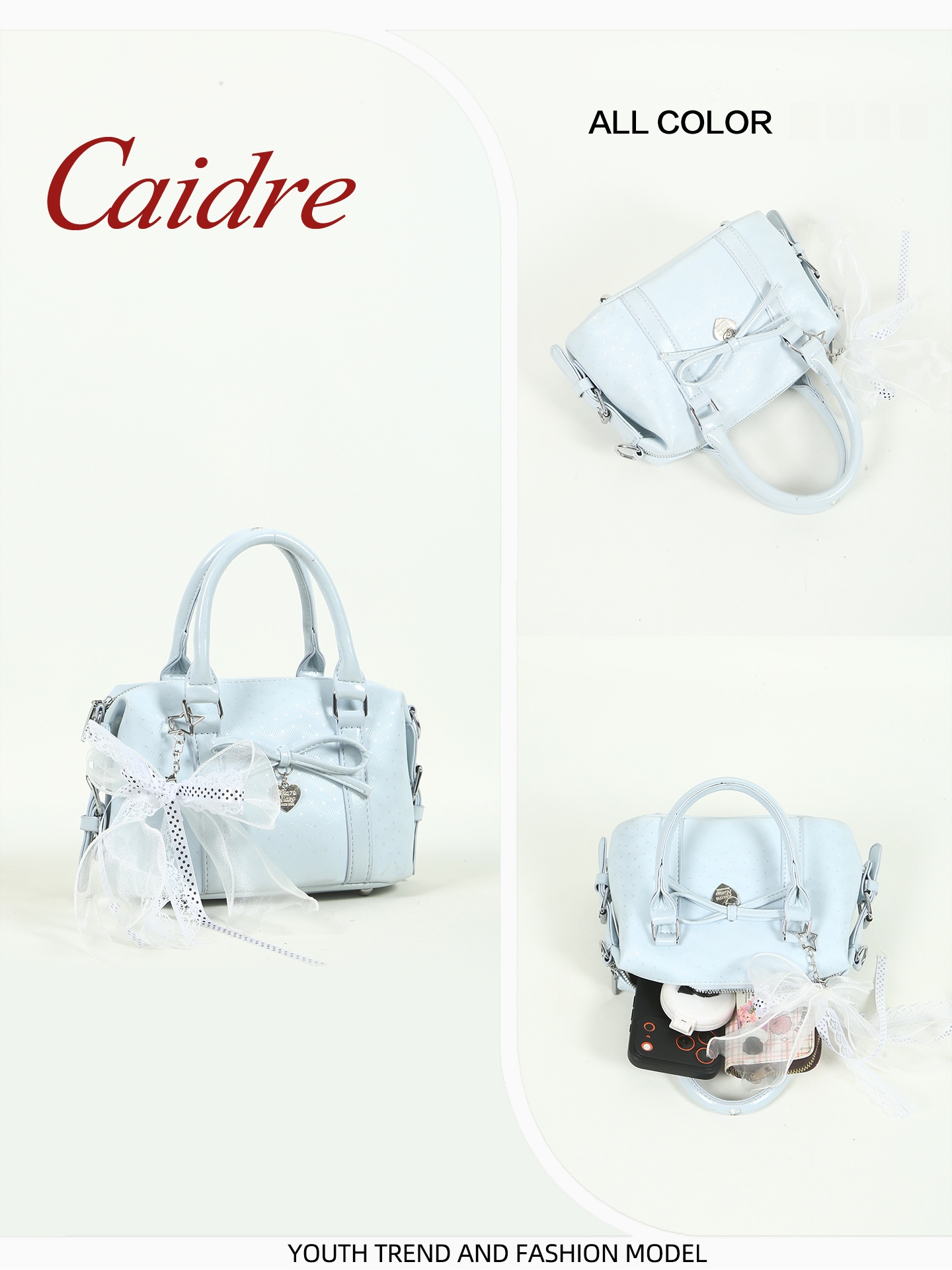 Bolso Boston Caidre con Lazo d - Leather Work Japan reseña y precio