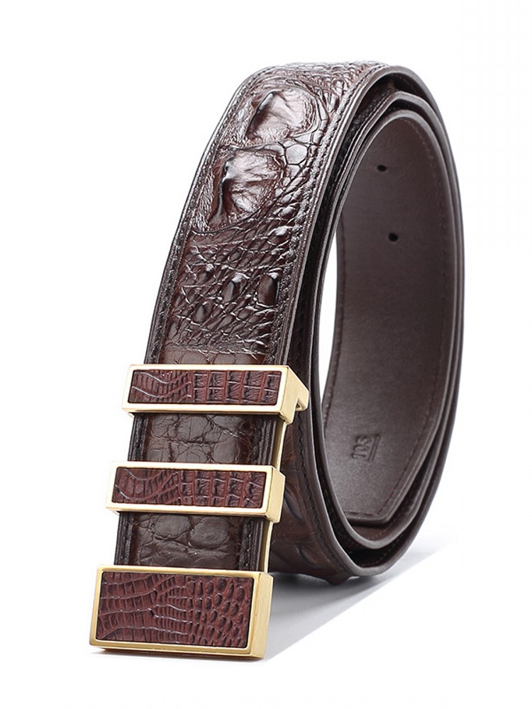Cinturón de piel auténtica de  - Leatherworking Classic reseña y precio