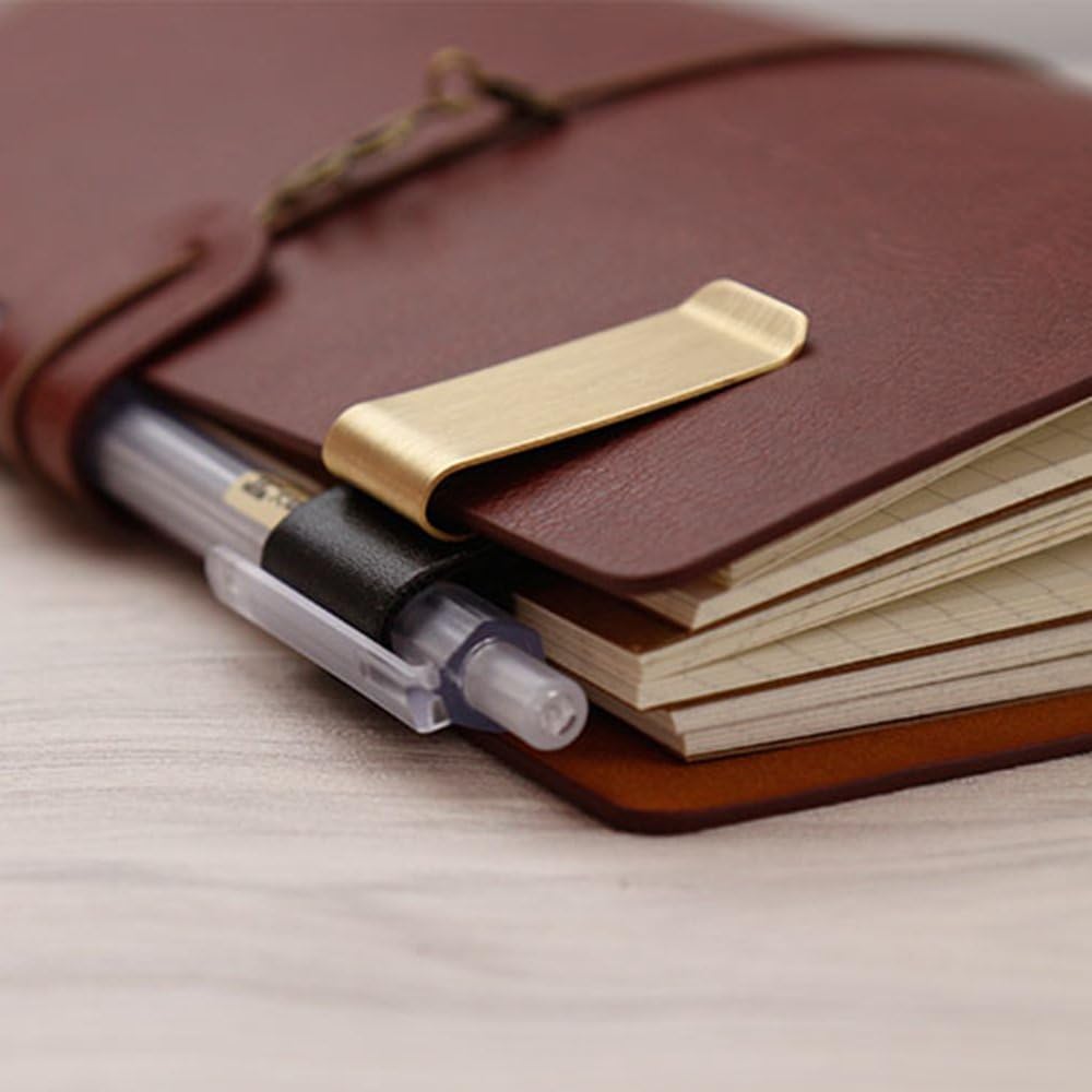 Portalápices de acero inoxidab - Leather Work Notebook reseña y precio