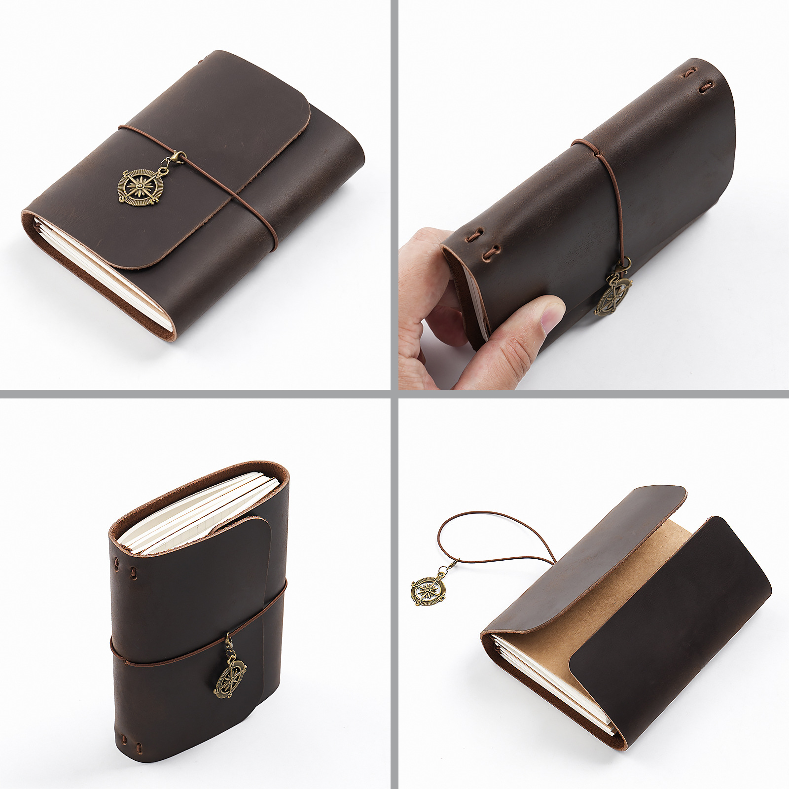 Nuevo Cuaderno de Viaje Triple - Leather Work Notebook reseña y precio