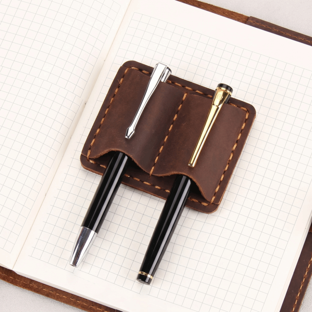 Portaplumas Doble de Cuero Vin - Leather Work Notebook reseña y precio