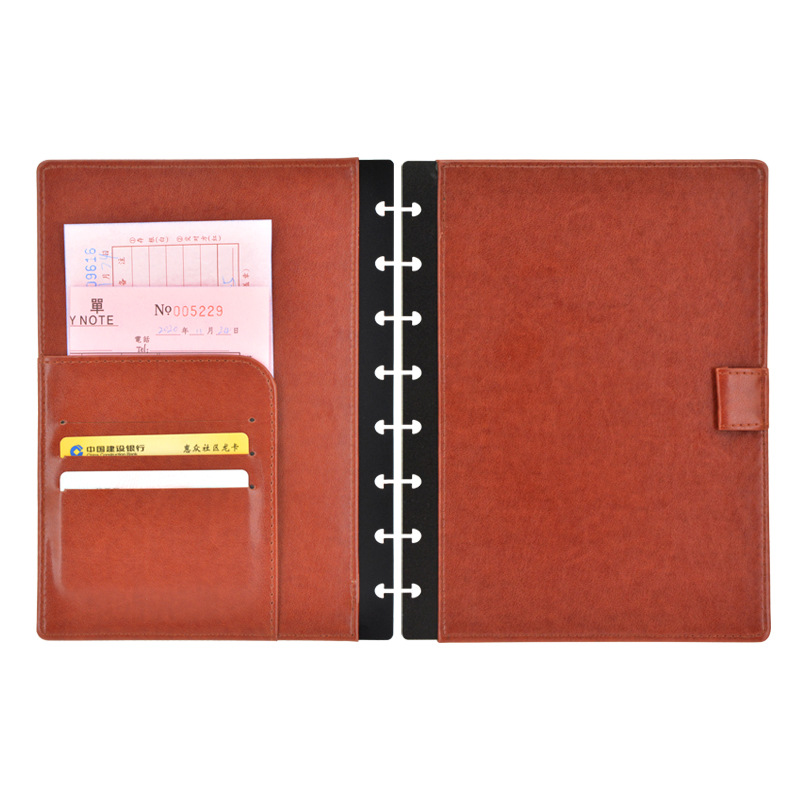Cubierta de cuero de hojas sue - Leather Work Notebook reseña y precio