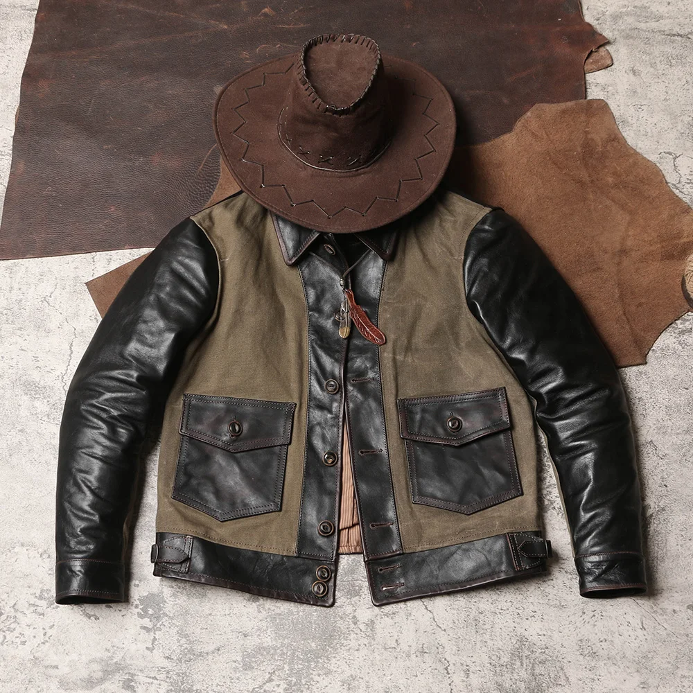 CC Shop-Chaqueta de cuero auté - Leather Work Jacket reseña y precio