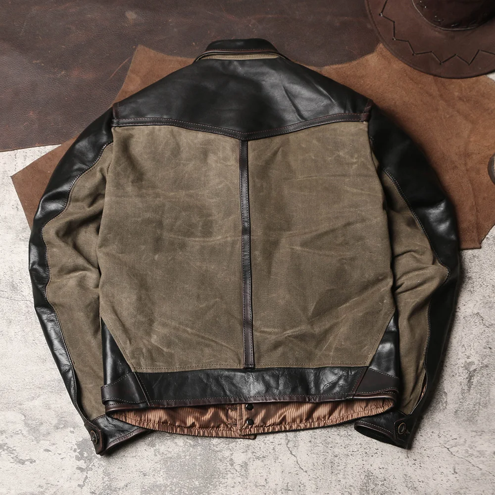 CC Shop-Chaqueta de cuero auté - Leather Work Jacket reseña y precio