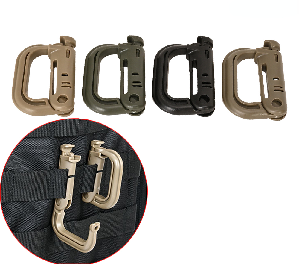 2 Piezas Mosquetón Táctico MOL - Snap Fastener Setter reseña y precio